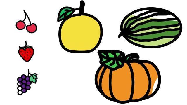 带颜色简笔画图片大全 带颜色简笔画图片大全龙凤