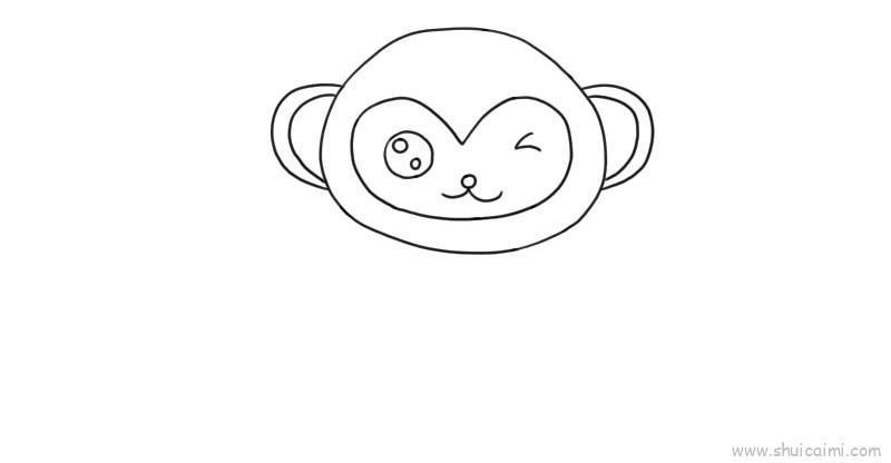 小猴子儿童画怎么画 小猴子简笔画画法
