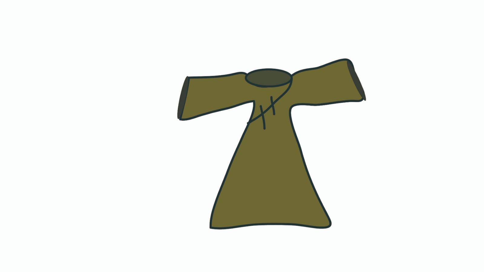 古装衣服简笔画怎么画 古装衣服简笔画简单又好看