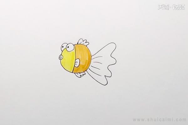 金鱼简笔画怎么画 金鱼简笔画简单