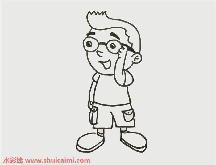 帅哥怎么画 帅哥简笔画简单好看彩色