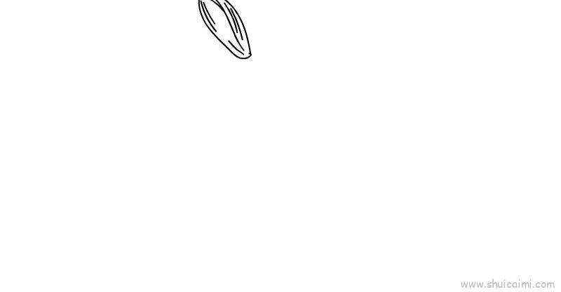 百合花儿童画怎么画 百合花简笔画步骤