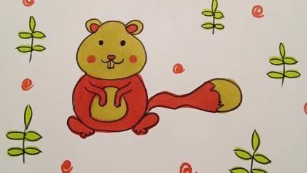 小松鼠简笔画 小松鼠简笔画简单