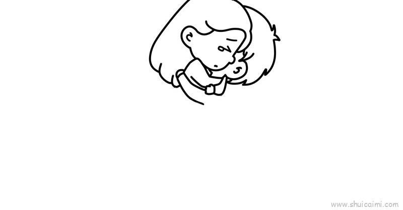 抱抱儿童画怎么画 抱抱简笔画图片大全