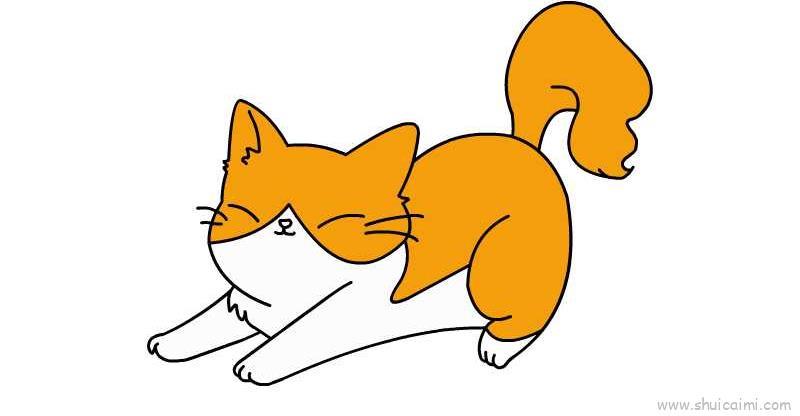 小黄猫儿童画怎么画 小黄猫简笔画简单