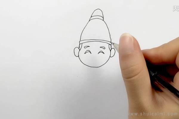 李白简笔画怎么画 李白简笔画图片