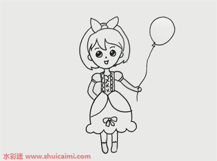 漫画少女怎么画 漫画少女简笔画步骤