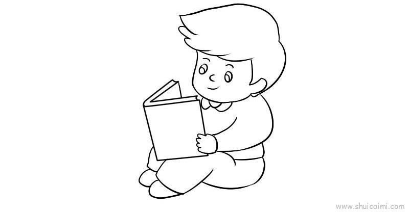 以读书为主题儿童画怎么画 以读书为主题简笔画画法