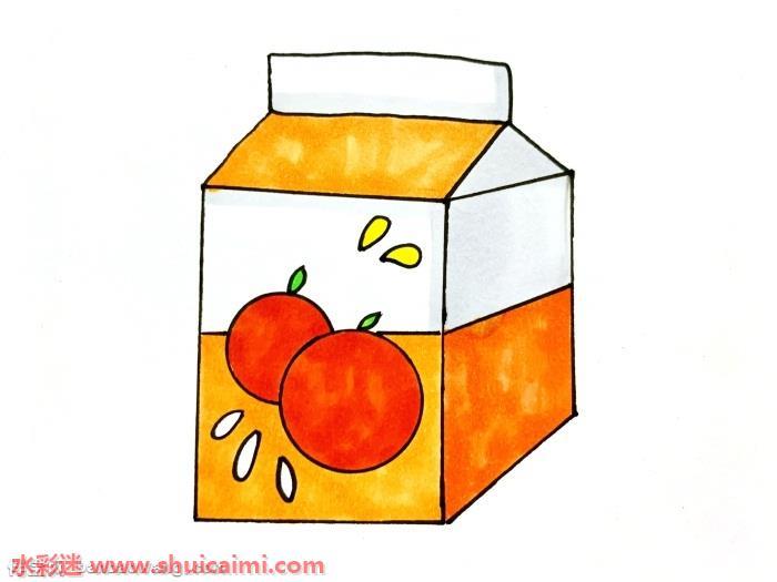 饮料怎么画 饮料简笔画步骤图