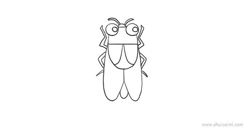 知了儿童画怎么画 知了简笔画简单又好看