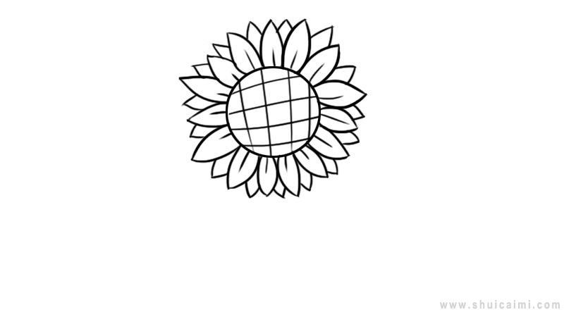 向日葵简笔画怎么画 向日葵简笔画步骤