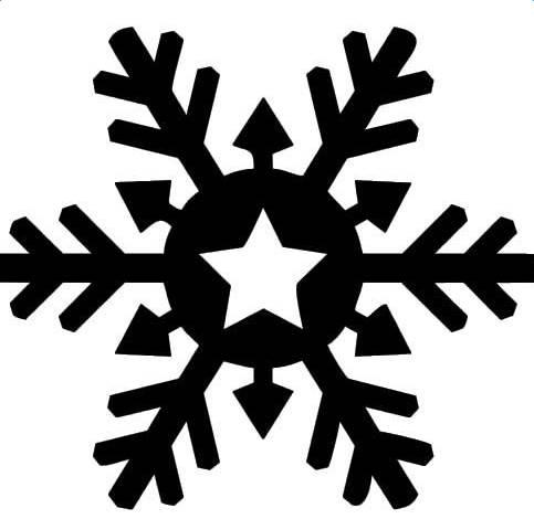 雪花的简笔画 雪花的简笔画简单