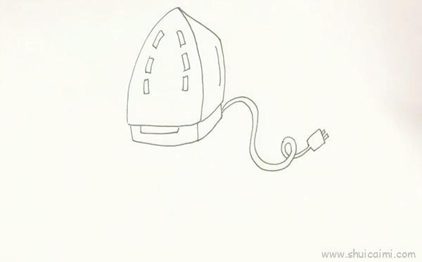 熨斗儿童画怎么画 熨斗简笔画步骤