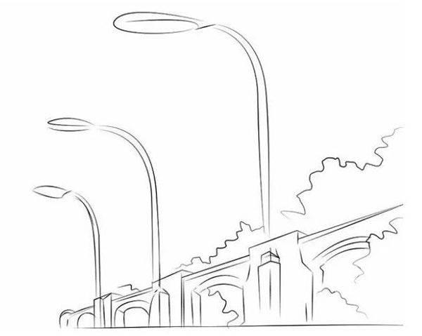 路灯简笔画 路灯简笔画简单又漂亮
