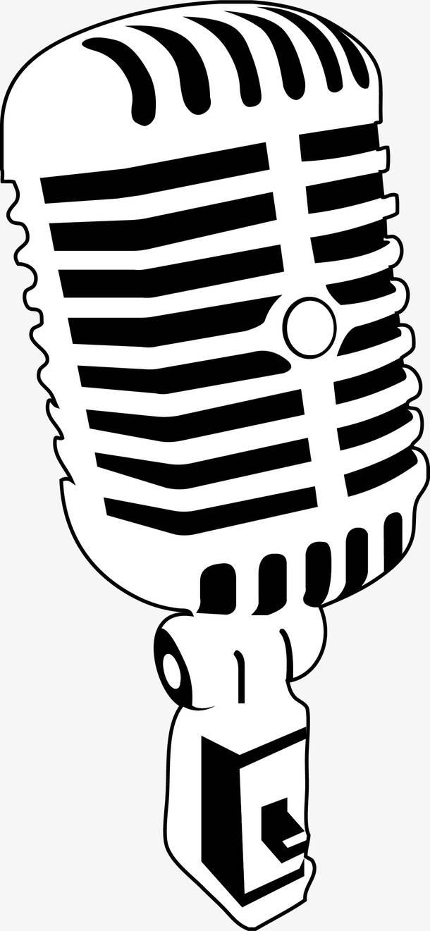 话筒简笔画 话筒简笔画彩色