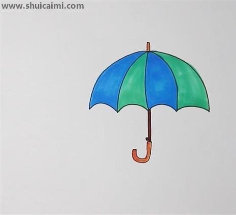 伞简笔画怎么画 伞简笔画图片大全