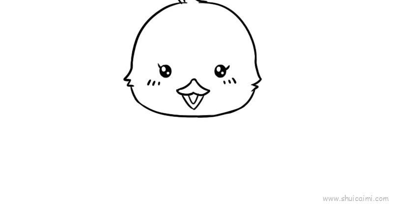 小鸡儿童画怎么画 小鸡简笔画图片大全