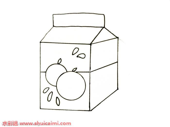 饮料怎么画 饮料简笔画步骤图