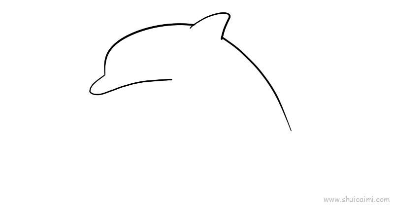 海豚儿童画怎么画 海豚简笔画图片大全