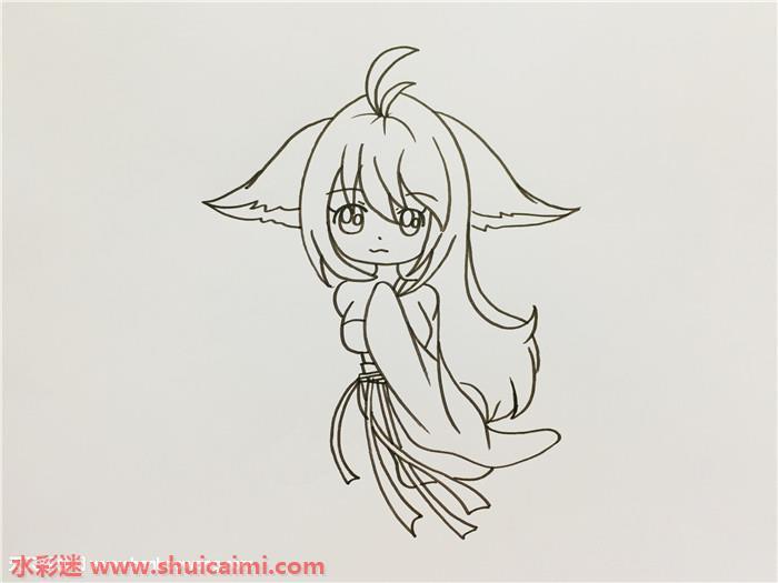 涂山雅雅怎么画 涂山雅雅简笔画图片大全