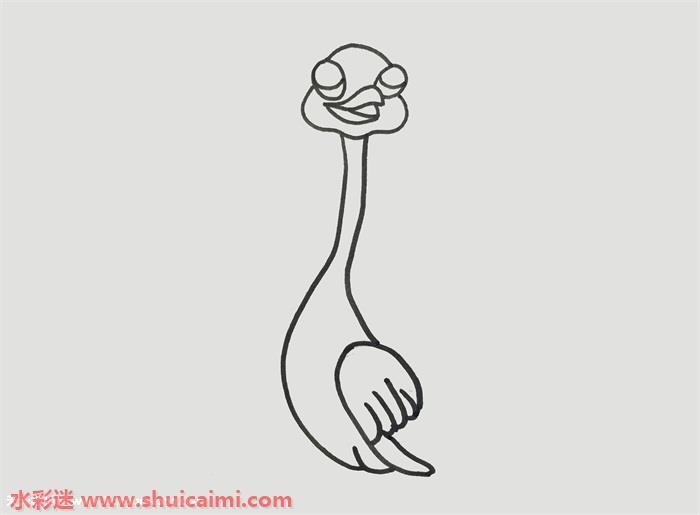 孔雀开屏简笔画怎么画画法