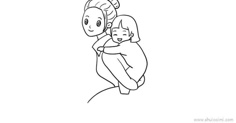 母亲节该儿童画怎么画 母亲节该简笔画简单