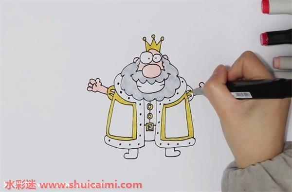 国王怎么画 国王简笔画简单好看带颜色