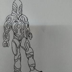 侧面塔尔塔洛斯简笔画 塔尔塔罗斯怎么画