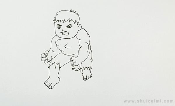 绿巨人简笔画怎么画 绿巨人简笔画简单又好看