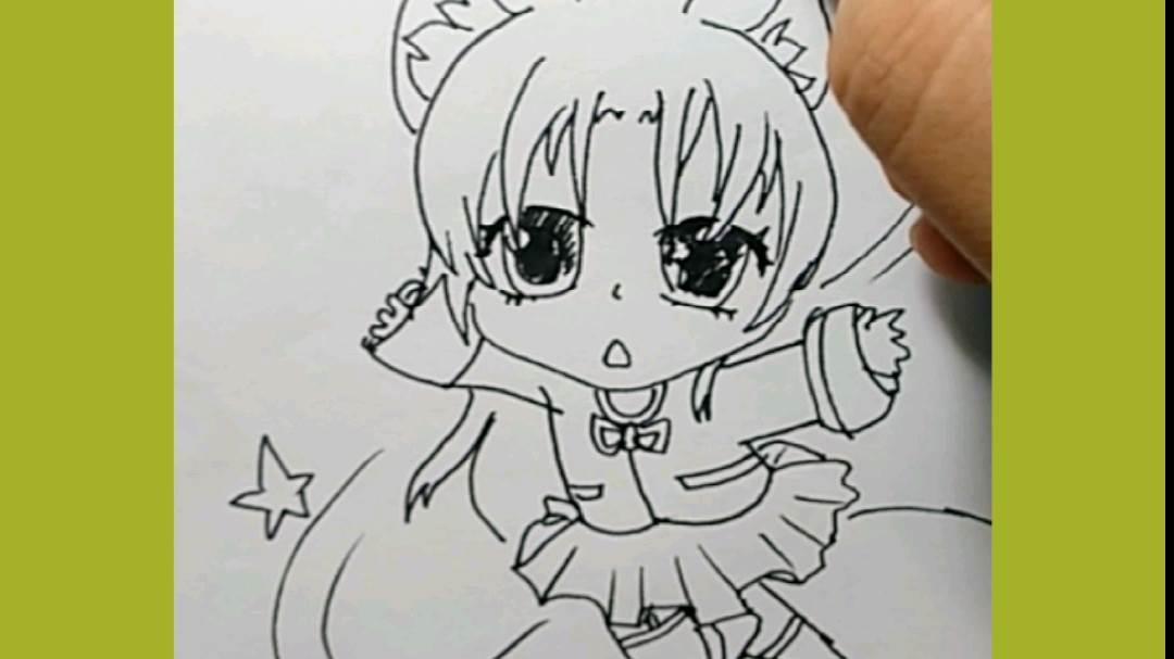 简笔画小公主 简笔画小公主怎么画