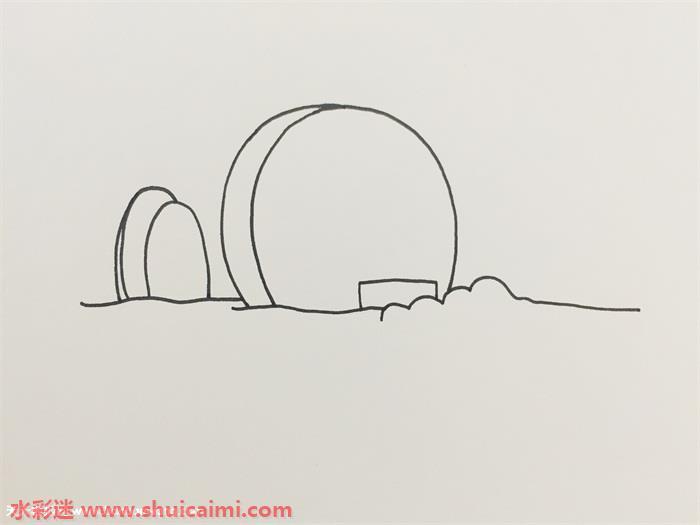 日月贝怎么画 日月贝简笔画彩色