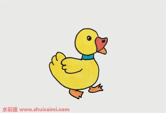 小鸭子怎么画 小鸭子简笔画步骤