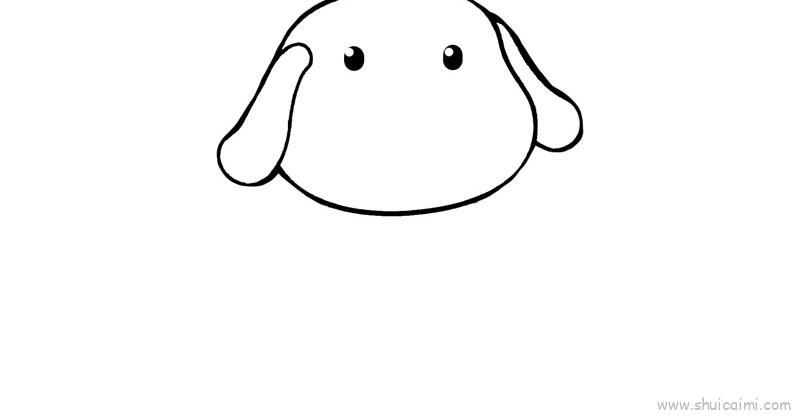 动物小狗儿童画怎么画 动物小狗简笔画简单