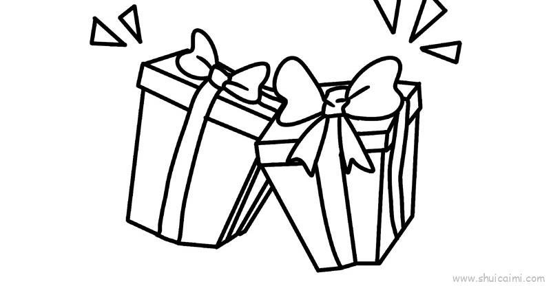 礼物盒儿童画怎么画 礼物盒简笔画简单又好看