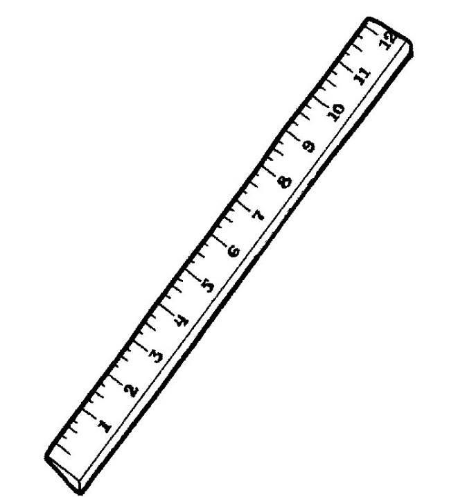 尺子简笔画 尺子简笔画图片大全彩色可爱