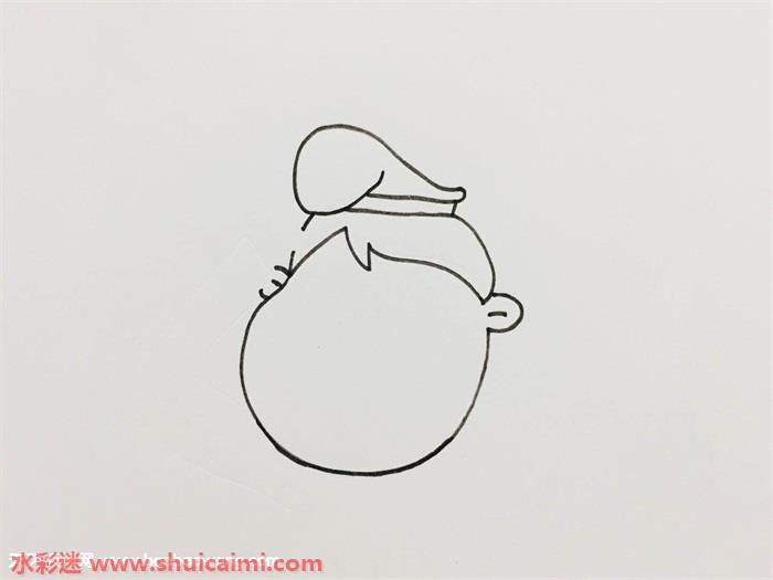 海军怎么画 海军简笔画彩色