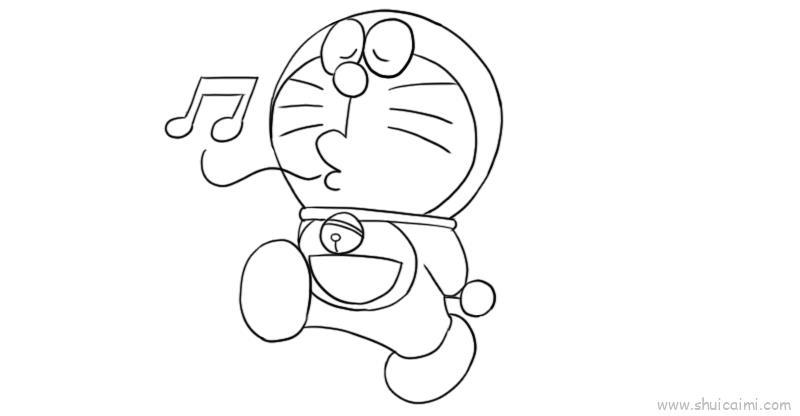 多啦a梦儿童画怎么画 多啦a梦简笔画好看