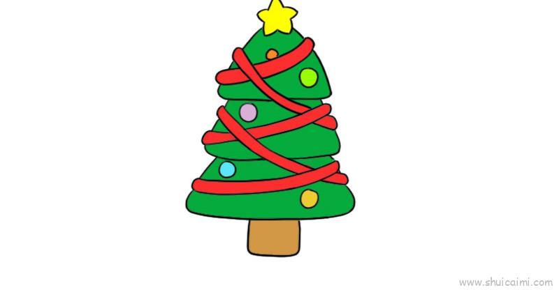 圣诞树儿童画怎么画 圣诞树简笔画图片大全