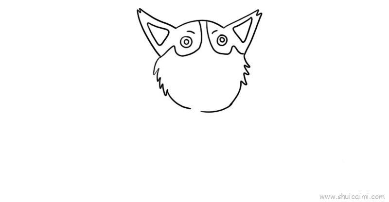 哈士奇儿童画怎么画 哈士奇简笔画简单