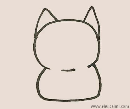 橘猫儿童简笔画