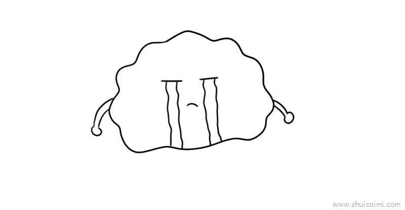 难过儿童画怎么画 难过简笔画简单又好看