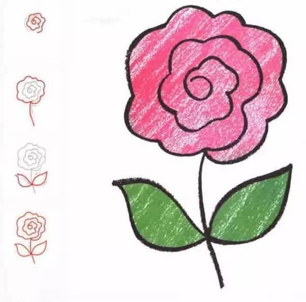 各种花简笔画图片大全 各种花简笔画图片大全大图