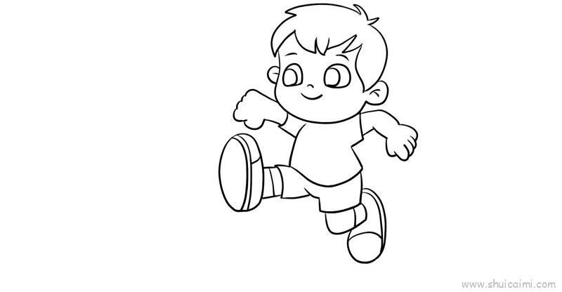 世界足球日小孩踢足球儿童画怎么画 世界足球日小孩踢足球简笔画画法