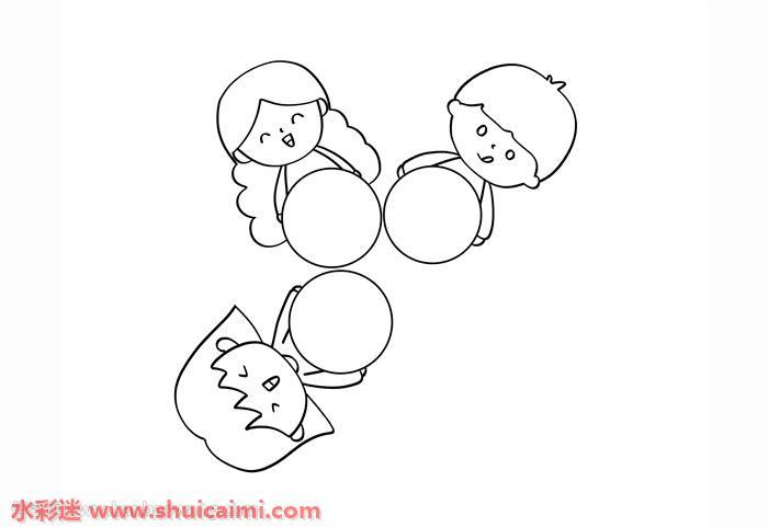 光盘行动怎么画 光盘行动简笔画漂亮卡通