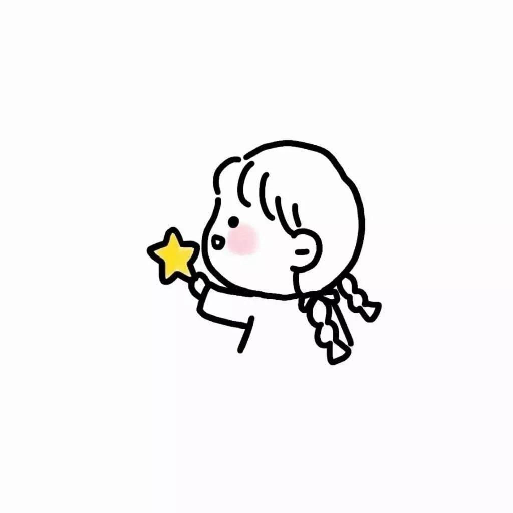 简笔画人物少女 漫画简笔画人物少女