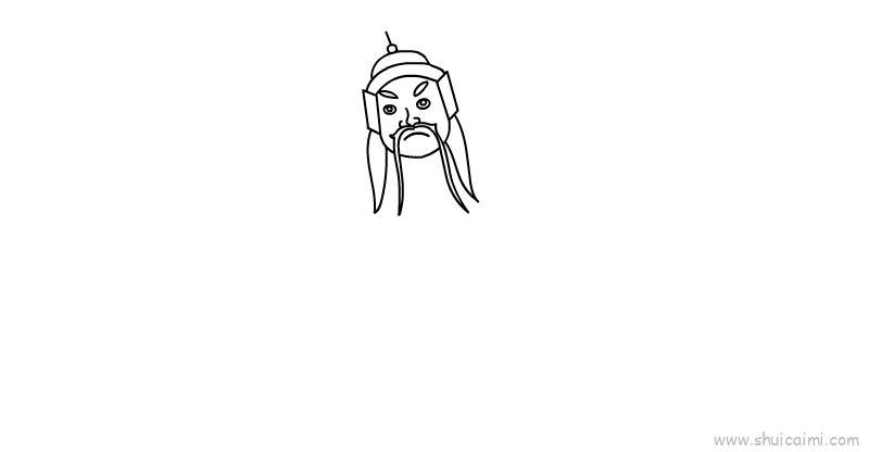 门神儿童画怎么画 门神简笔画简单