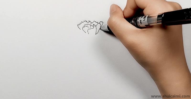 康乃馨儿童画怎么画 彩色康乃馨简笔画好看