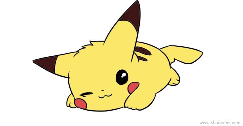 皮卡丘最萌儿童画怎么画 皮卡丘最萌简笔画简单
