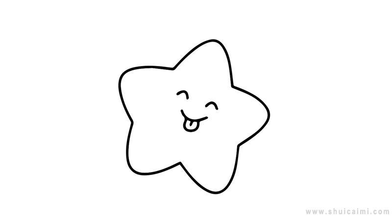 小星星简笔画怎么画 小星星简笔画步骤