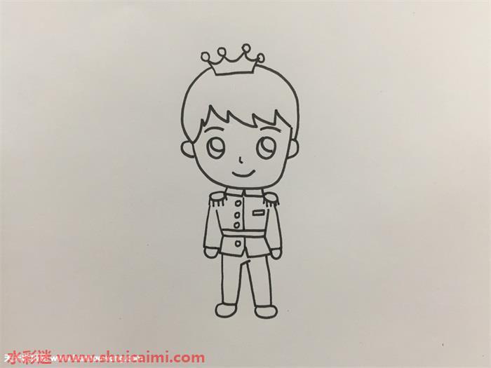王子怎么画 王子简笔画彩色